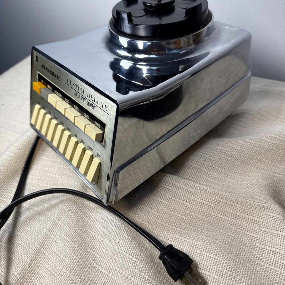 Panasonic Blender Custom Deluxe Solid State Control With Timer Works - Picture 7 of 12